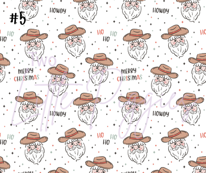 Printed Vinyl - Howdy Christmas