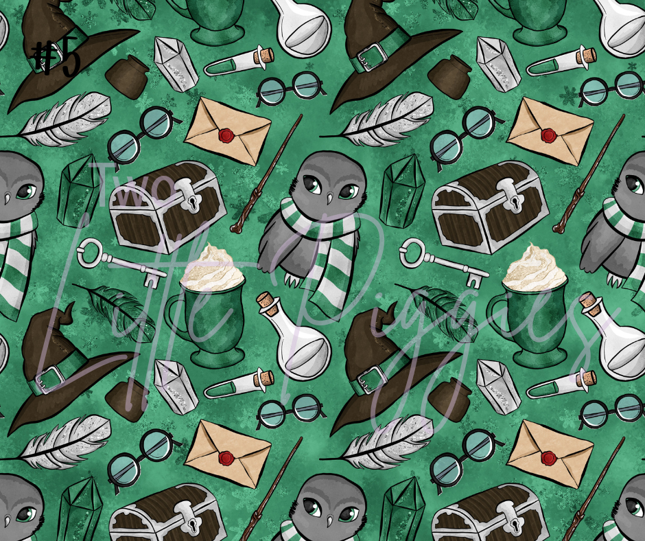 Printed Vinyl - HP - Slytherin