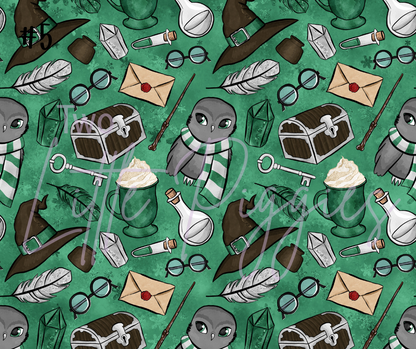 Printed Vinyl - HP - Slytherin