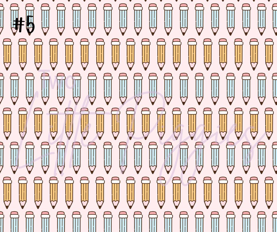 Printed Vinyl - Back to School