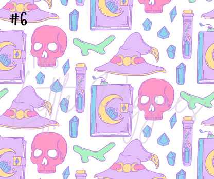 Printed Vinyl - Halloween Pastel Collection