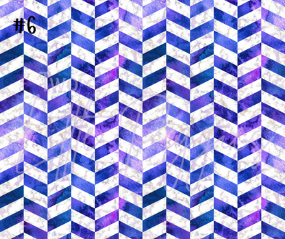 Printed Vinyl - Watercolor - Blue and Purple