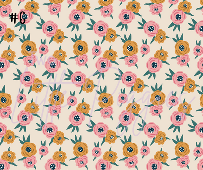 Printed Vinyl - Eclectic Floral