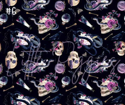 Printed Vinyl - Halloween Gothic Collection