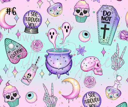 Printed Vinyl - Halloween - Pastel Goth
