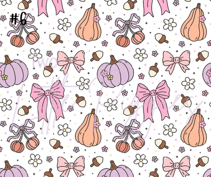 Printed Vinyl - Coquette Pumpkin