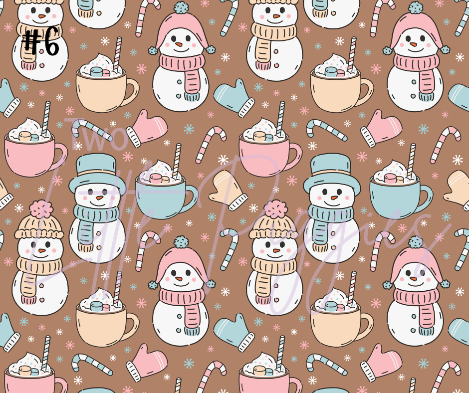 Printed Vinyl - Sweet and Frosty