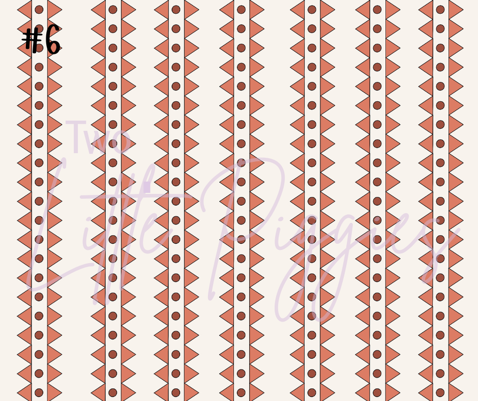 Printed Vinyl - Western Pattern 1 Collection