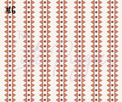 Printed Vinyl - Western Pattern 1 Collection