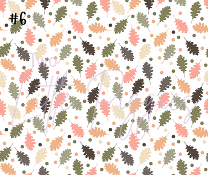 Printed Vinyl - Fall Pumpkins