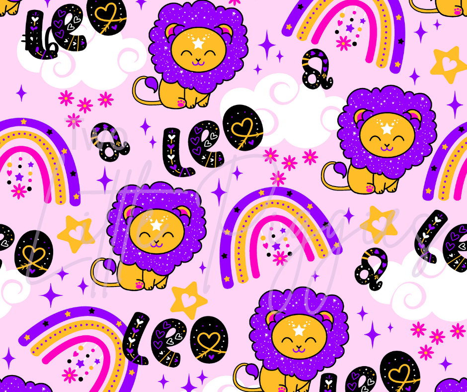 Printed Vinyl - Cutesy Zodiac