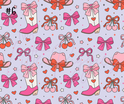 Printed Vinyl - Valentine - Cowgirl