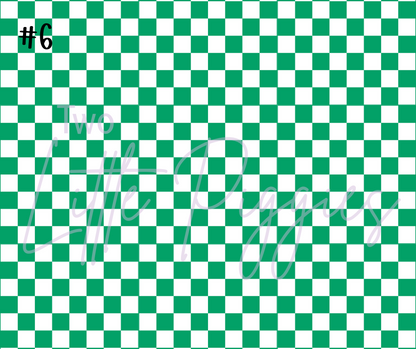 Printed Vinyl - Checkers - Regular