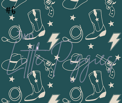 Printed Vinyl - Western Pattern 2 Collection