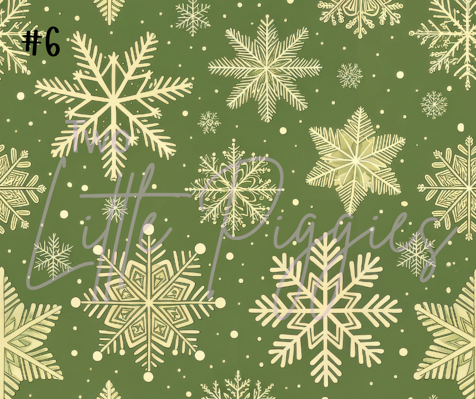 Printed Vinyl - Traditional Christmas