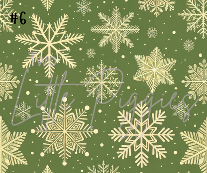 Printed Vinyl - Traditional Christmas