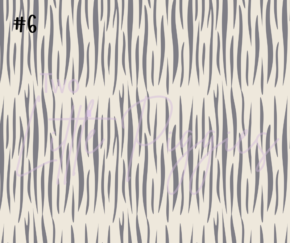 Printed Vinyl - Neutral Safari Collection