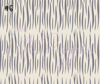 Printed Vinyl - Neutral Safari Collection