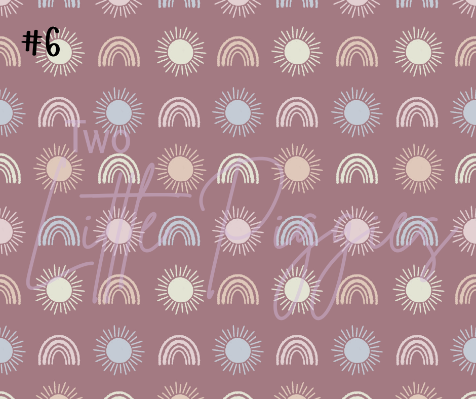 Printed Vinyl - Boho Patterns