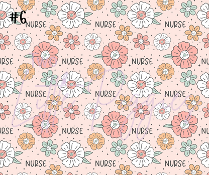 Printed Vinyl - Nurse Life Collection