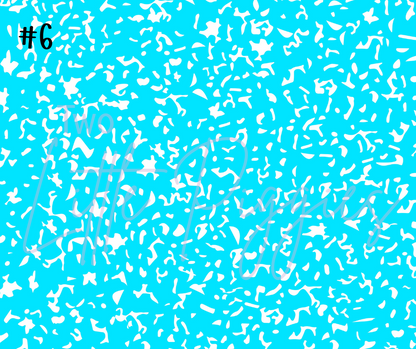 Printed Vinyl - Composition Notebook