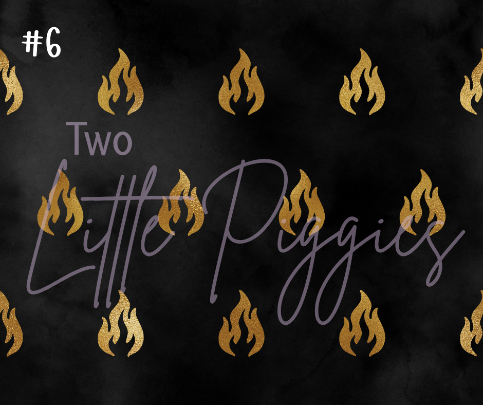 Printed Vinyl - Aries - Black and Gold