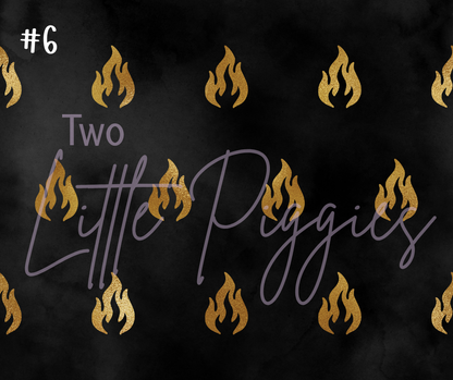 Printed Vinyl - Aries - Black and Gold