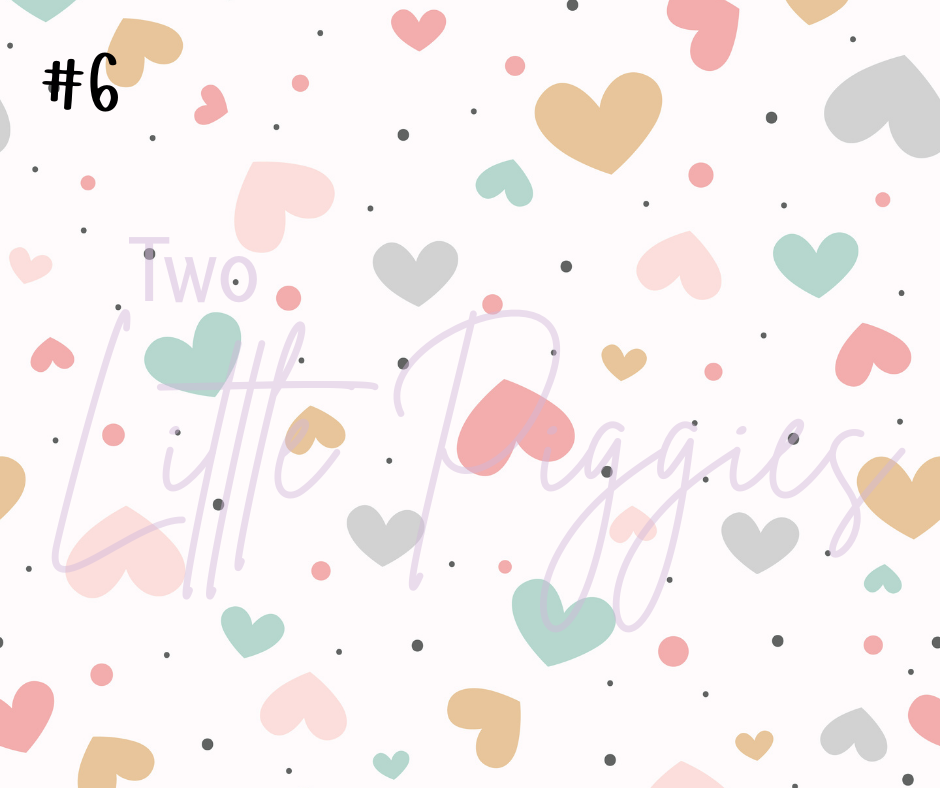 Printed Vinyl - Pastel Rainbow