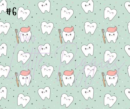 Printed Vinyl - Happy Teeth Collection