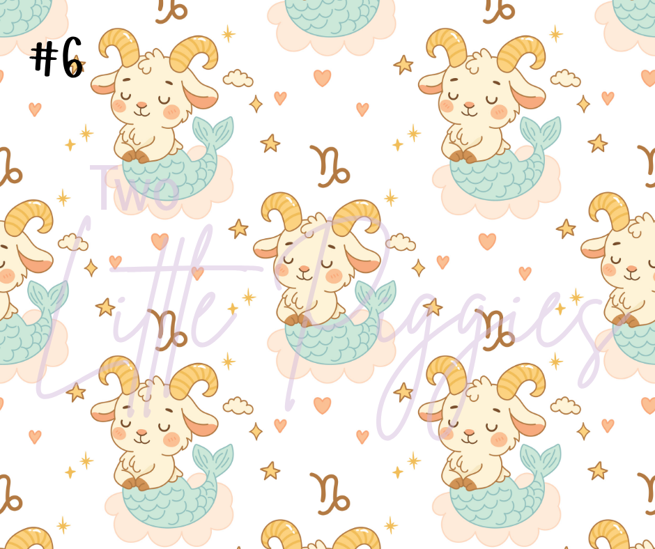 Printed Vinyl - Baby Zodiac
