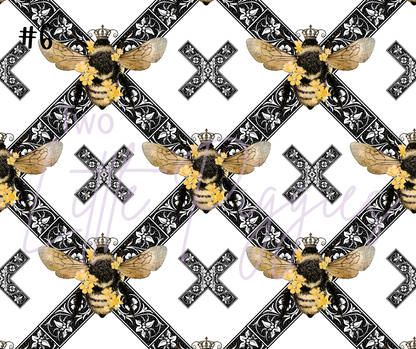 Printed Vinyl - Bumbling Bees