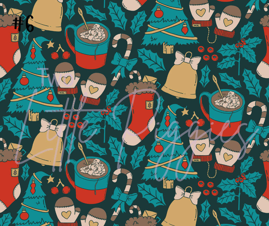 Printed Vinyl - Happy Holidays