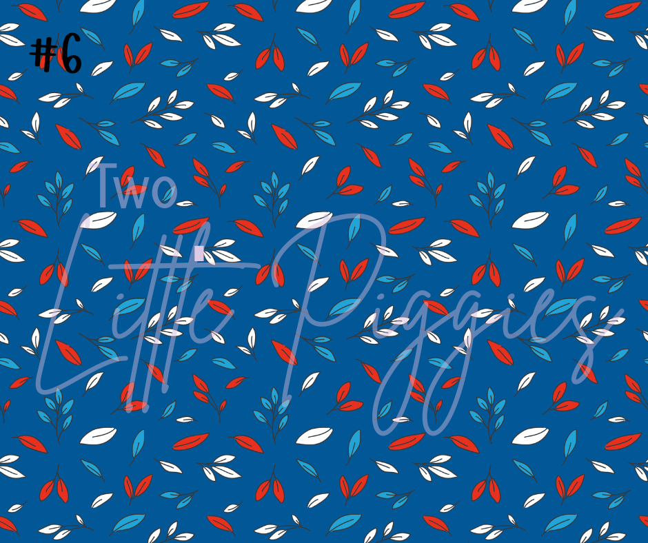 Printed Vinyl - Red, White and Blue Collection