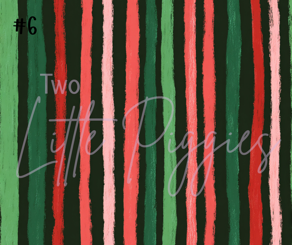 Printed Vinyl - Hand Drawn Christmas