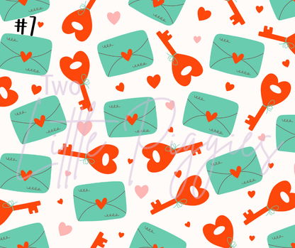 Printed Vinyl - Boho Valentine