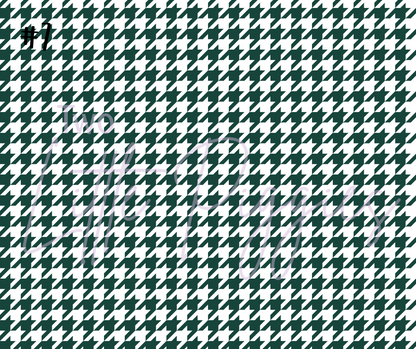 Printed Vinyl - Football - Green and White