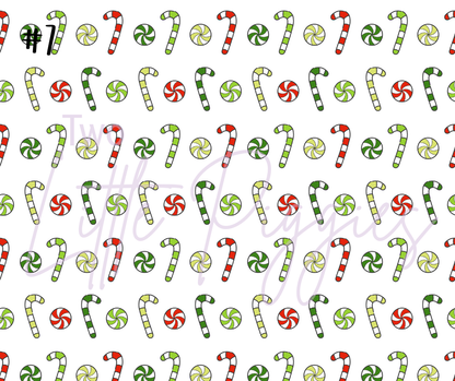 Printed Vinyl - Christmas Trees
