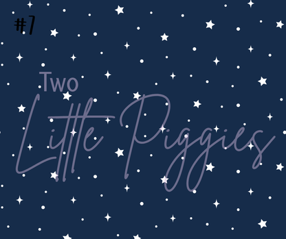 Printed Vinyl - Christmas - Navy and Berry