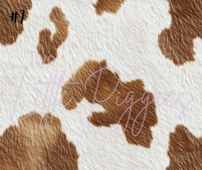 Printed Vinyl - Cowhide Collection