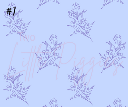 Printed Vinyl - Wisteria