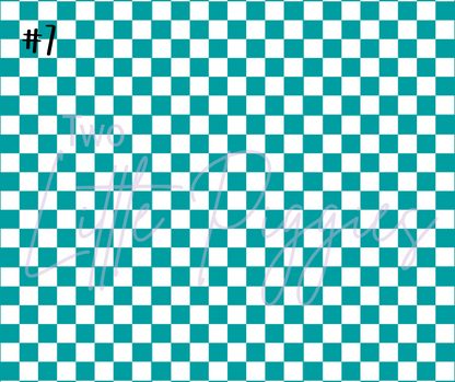Printed Vinyl - Checkers - Regular
