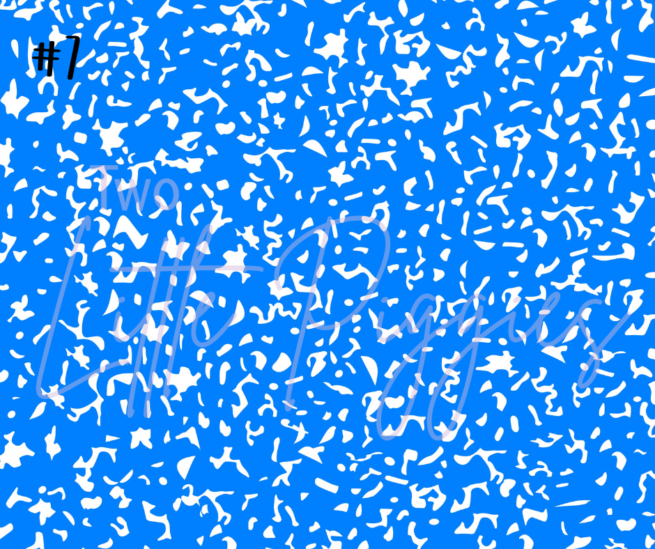 Printed Vinyl - Composition Notebook