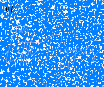 Printed Vinyl - Composition Notebook