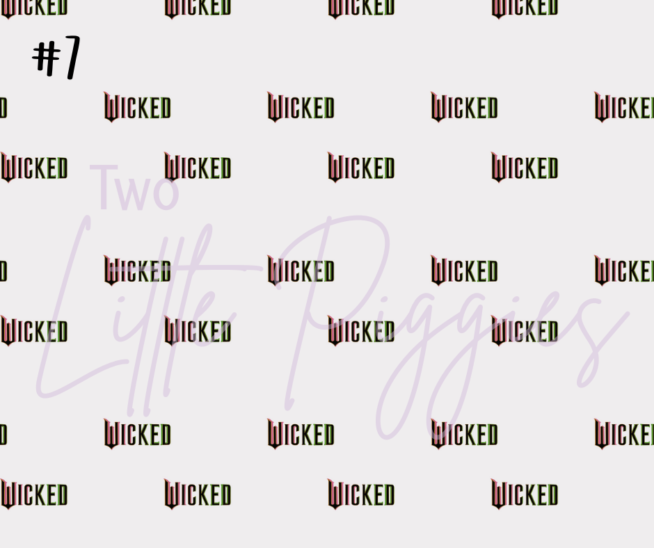 Printed Vinyl - Wicked 3