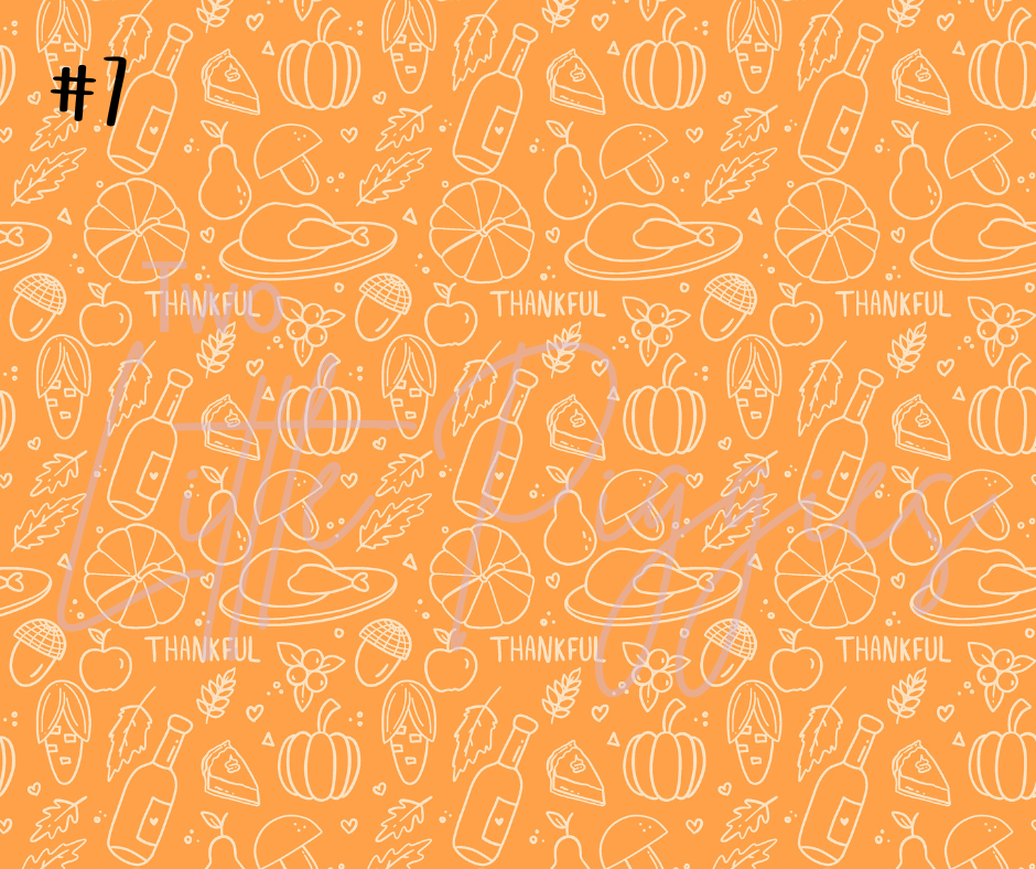 Printed Vinyl - Thankful