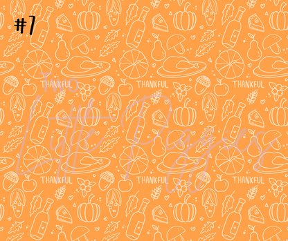 Printed Vinyl - Thankful