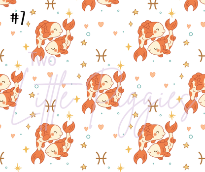 Printed Vinyl - Baby Zodiac