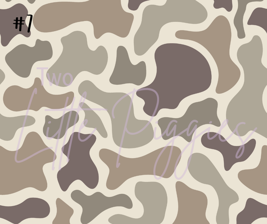 Printed Vinyl - Camouflage