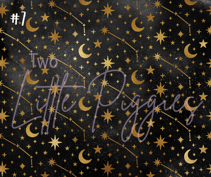 Printed Vinyl - Aries - Black and Gold