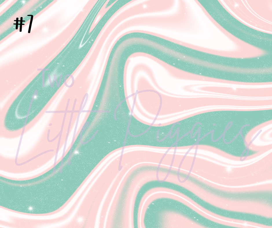 Printed Vinyl - Pastel Ink Spill